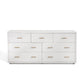 Livia 7 Drawer Chest - White By Interlude Home | Dressers | Modishstore