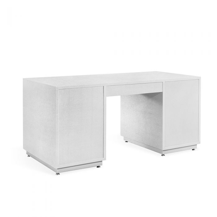 Taylor Grand Desk - White By Interlude Home | Drawers | Modishstore - 3