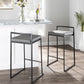 Fuji Stacker 26" Fixed-Height Counter Stool - Set of 3 By LumiSource - B26-FUJIPU BKBK3 | Counter Stools | Modishstore - 11