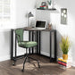 Roman Corner Desk By LumiSource - OFD-CROMAN BKES | Desks | Modishstore