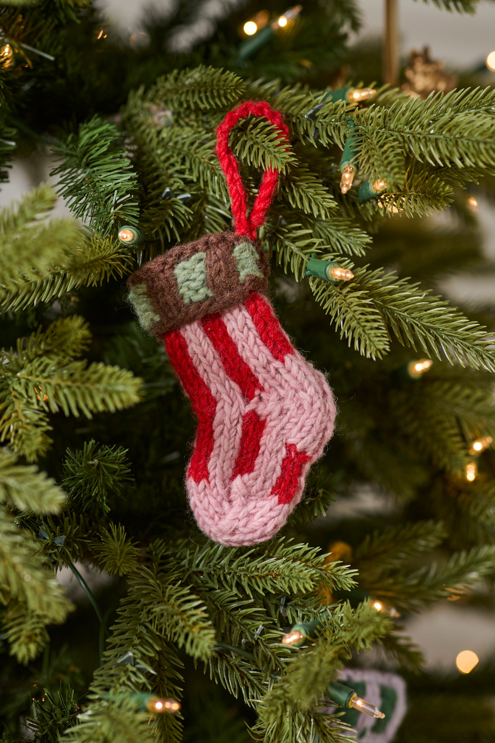 Tiny Stocking Ornament Set of 4 By Accent Decor | Ornaments | Modishstore - 7