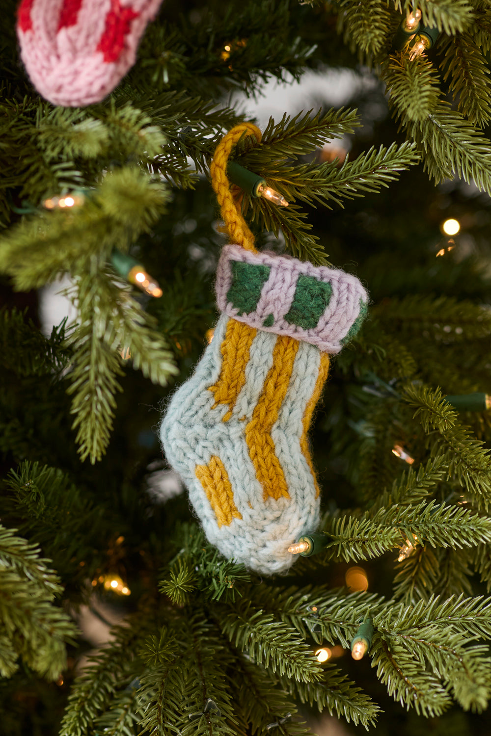 Tiny Stocking Ornament Set of 4 By Accent Decor | Ornaments | Modishstore - 5