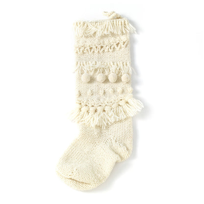 Hand Knit Stocking Set of 2 By Accent Decor | Decor | Modishstore - 1