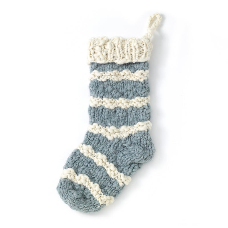 Hand Knit Stocking Set of 2 By Accent Decor | Decor | Modishstore - 6