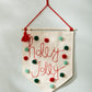 Holly Jolly Banner Set of 2 By Accent Decor | Garland & Wreath | Modishstore - 4