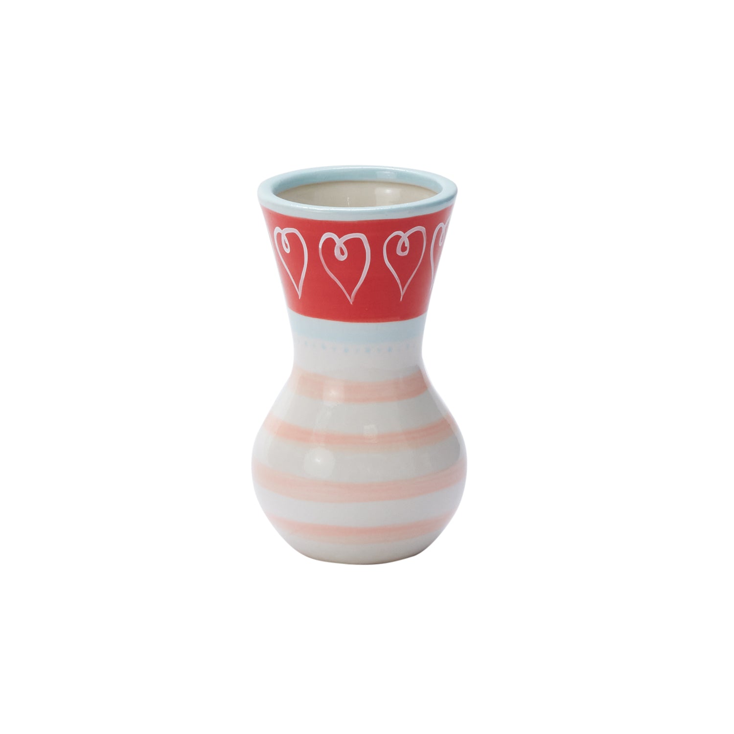 Cutesy Heart Vase Set of 4 By Accent Decor | Vases | Modishstore - 2