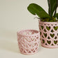 Cherished Hearts Orchid Pot Set of 4 By Accent Decor | Planters, Troughs & Cachepots | Modishstore - 4