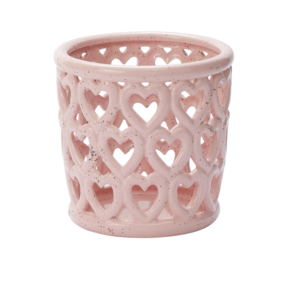 Cherished Hearts Orchid Pot Set of 4 By Accent Decor | Planters, Troughs & Cachepots | Modishstore - 5