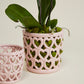 Cherished Hearts Orchid Pot Set of 4 By Accent Decor | Planters, Troughs & Cachepots | Modishstore - 6