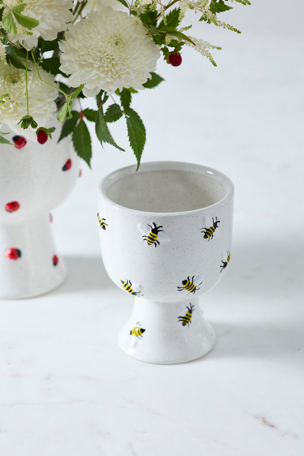 Buzzy Compote Set of 4 By Accent Decor | Planters, Troughs & Cachepots | Modishstore - 7
