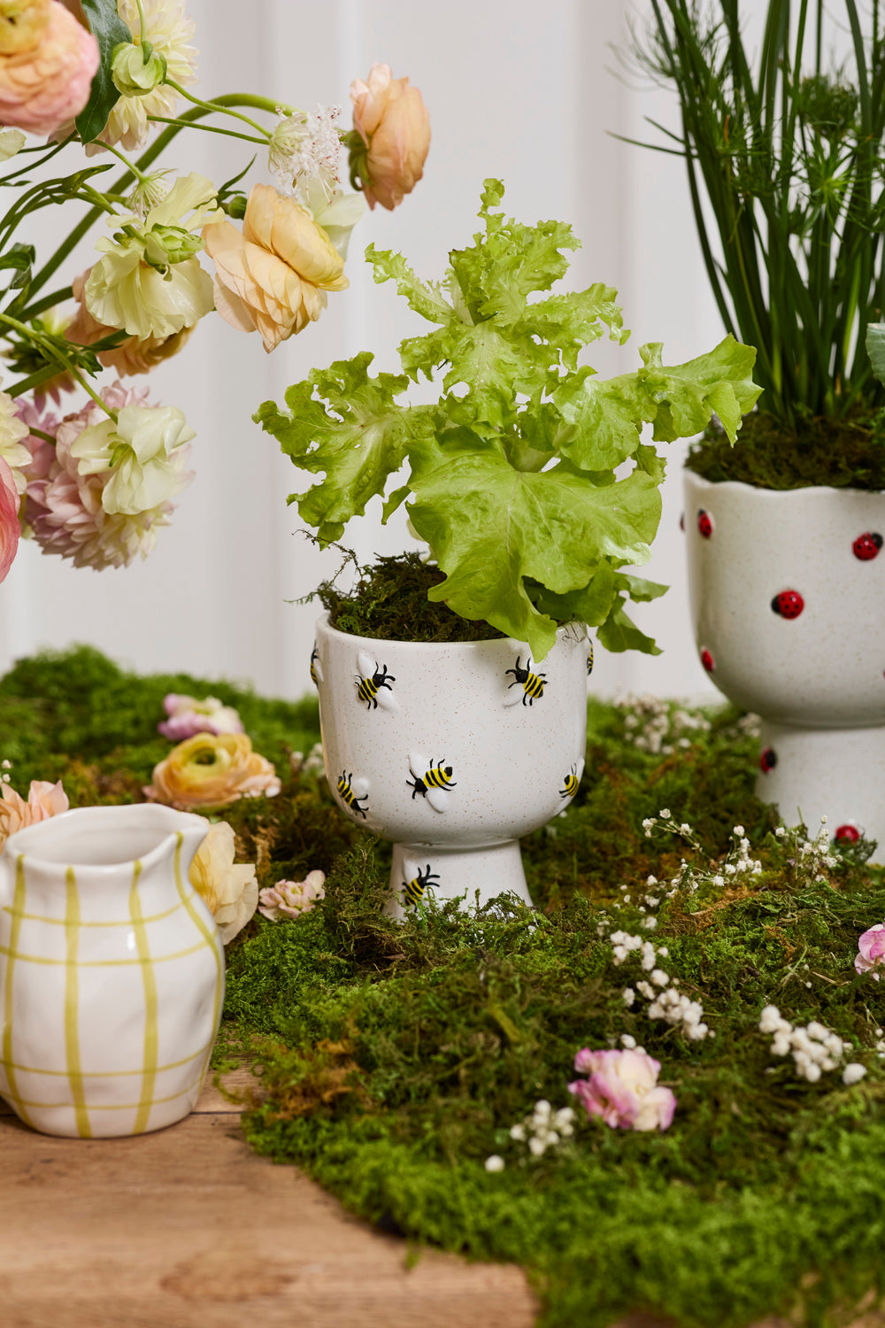 Buzzy Compote Set of 4 By Accent Decor | Planters, Troughs & Cachepots | Modishstore - 5