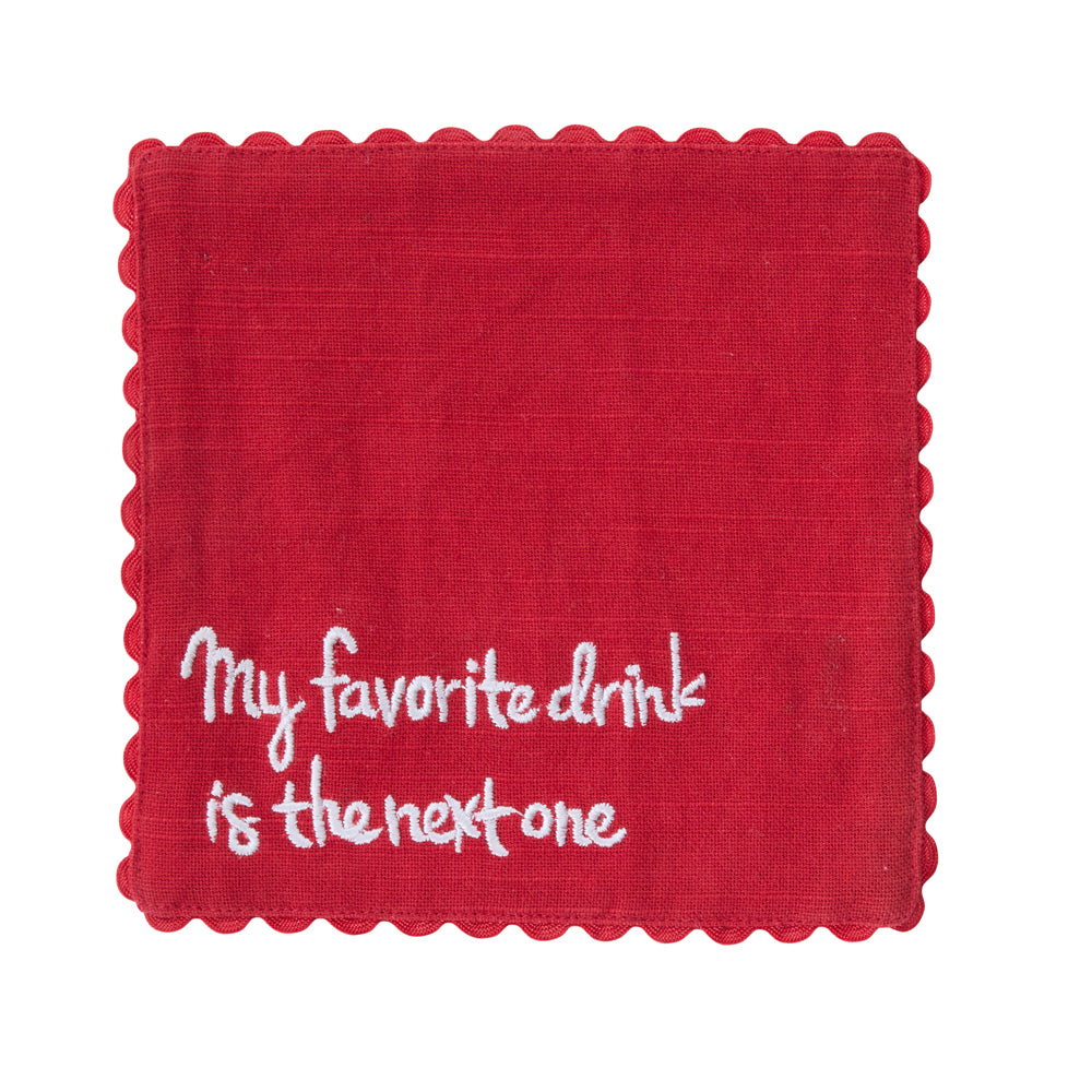 Holiday Spirit Cocktail Napkin Set of 8 By Accent Decor | Planters, Troughs & Cachepots | Modishstore - 8