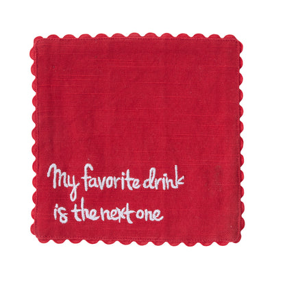 Holiday Spirit Cocktail Napkin Set of 8 By Accent Decor | Planters, Troughs & Cachepots | Modishstore - 8
