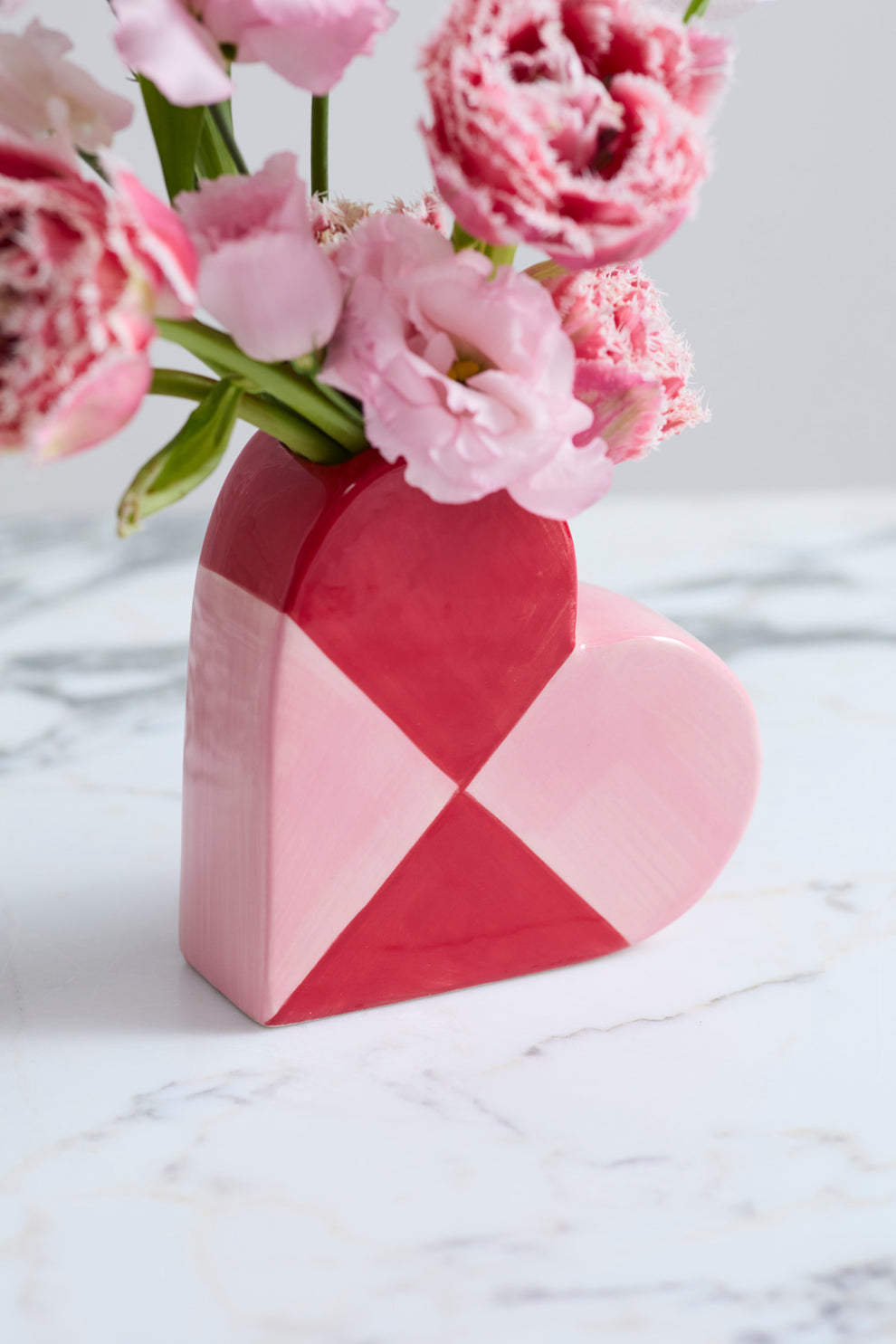 Queen of Hearts Budvase Set of 4 By Accent Decor | Vases | Modishstore - 4