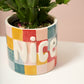 Naughty or Nice Pot Set of 4 By Accent Decor | Planters, Troughs & Cachepots | Modishstore - 4