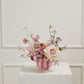 Pink Striped Collection Set of 4 By Accent Decor | Stands | Modishstore - 5