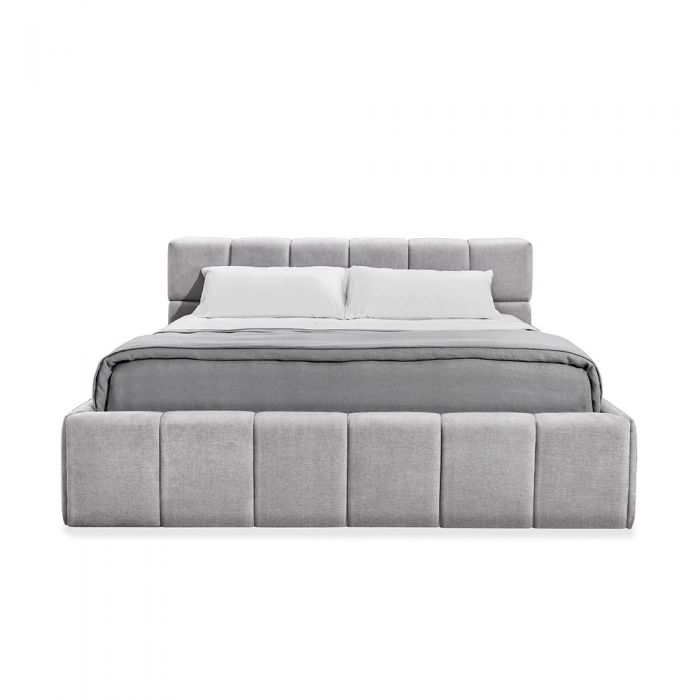 Brix King Bed - Smoke By Interlude Home | Beds | Modishstore - 2
