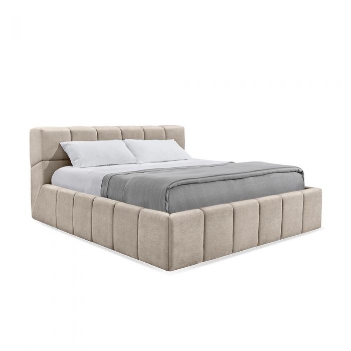 Brix King Bed - Sand By Interlude Home | Beds | Modishstore