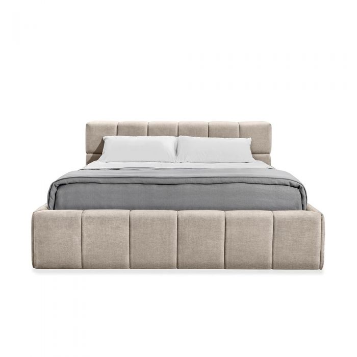Brix King Bed - Sand By Interlude Home | Beds | Modishstore - 2