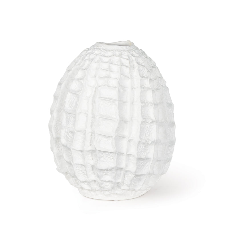 Caspian Ceramic Vase (White) By Regina Andrew | Vases | Modishstore