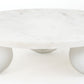 Marlow Marble Plate Large (White) By Regina Andrew | Trays | Modishstore - 3