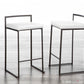 Fuji Stacker 26" Fixed-Height Counter Stool - Set of 3 By LumiSource - B26-FUJIPU ANBK3 | Counter Stools | Modishstore - 17