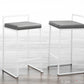 Fuji Stacker 26" Fixed-Height Counter Stool - Set of 3 By LumiSource - B26-FUJIPU WGY3 | Counter Stools | Modishstore