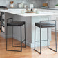 Fuji Stacker 26" Fixed-Height Counter Stool - Set of 3 By LumiSource - B26-FUJIPU BKBK3 | Counter Stools | Modishstore - 2