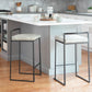 Fuji Stacker 26" Fixed-Height Counter Stool - Set of 3 By LumiSource - B26-FUJIFB BKBN3 | Counter Stools | Modishstore - 11