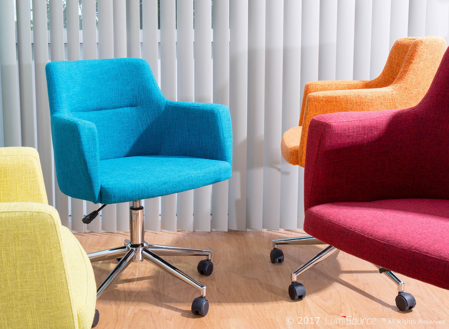 Andrew Office Chair By LumiSource - OC-ANDRW R | Office Chairs | Modishstore - 2