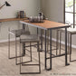 Fuji Stacker 26" Fixed-Height Counter Stool - Set of 3 By LumiSource - B26-FUJIFB ANLGY3 | Counter Stools | Modishstore