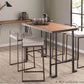 Fuji Stacker 26" Fixed-Height Counter Stool - Set of 3 By LumiSource - B26-FUJIPU ANBK3 | Counter Stools | Modishstore - 16