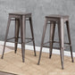 Oregon Barstool - Set of 2 By LumiSource - BS-TW-OR DK+AN2 | Bar Stools | Modishstore - 3