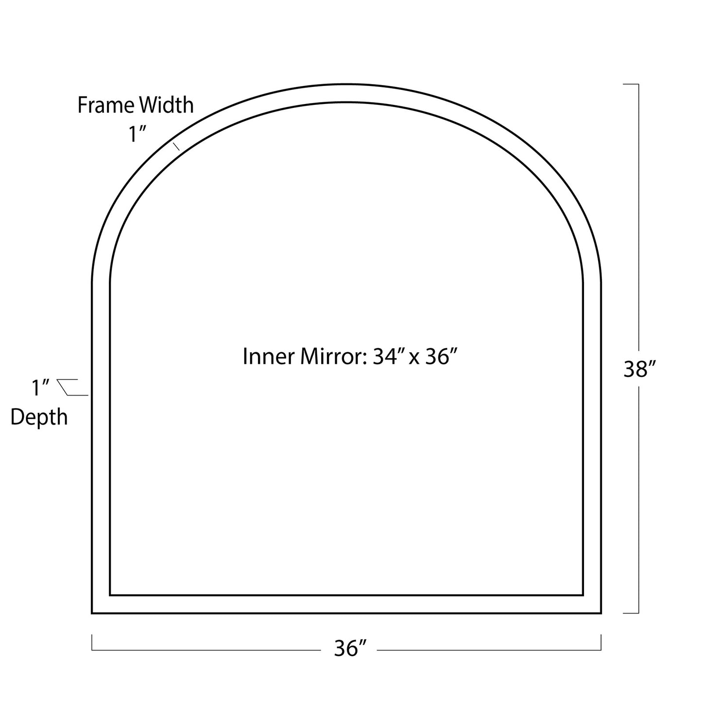 Knox Leather Mantle Mirror (Black) By Regina Andrew | Mirrors | Modishstore - 2