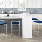 Fuji Stacker 26" Fixed-Height Counter Stool - Set of 3 By LumiSource - B26-FUJIV SSBK3 | Counter Stools | Modishstore - 12