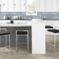 Fuji Stacker 26" Fixed-Height Counter Stool - Set of 3 By LumiSource - B26-FUJIV SSBK3 | Counter Stools | Modishstore - 2