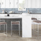 Fuji Stacker 26" Fixed-Height Counter Stool - Set of 3 By LumiSource - B26-FUJIFB SSLGY3 | Counter Stools | Modishstore - 9