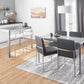 Fuji Stacker 26" Fixed-Height Counter Stool - Set of 3 By LumiSource - B26-FUJIV SSBK3 | Counter Stools | Modishstore - 23