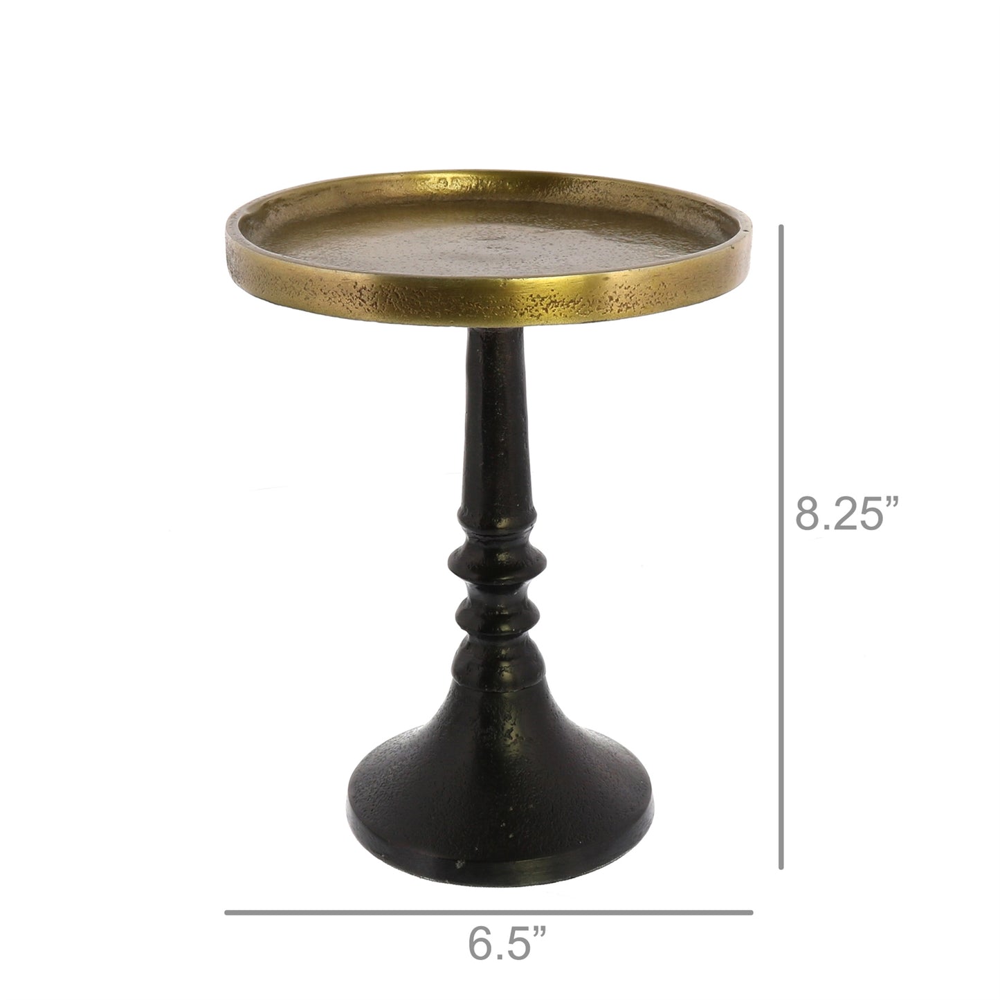 Reese Pedestal - Small - Brass & Bronze Set Of 4 By HomArt | Pedestal Trays | Modishstore - 4