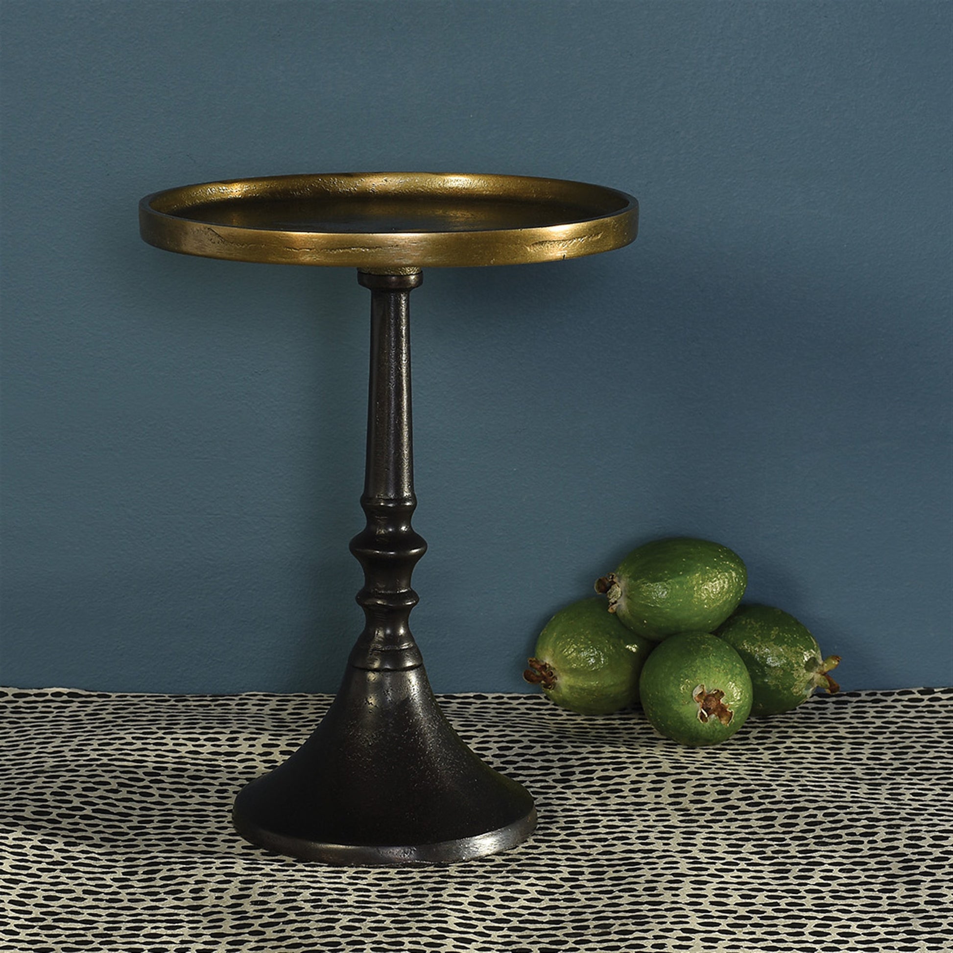 Reese Pedestal - Small - Brass & Bronze Set Of 4 By HomArt | Pedestal Trays | Modishstore - 5
