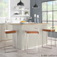 Fuji Stacker Counter Stool - Set of 2 By LumiSource | Counter Stools | Modishstore