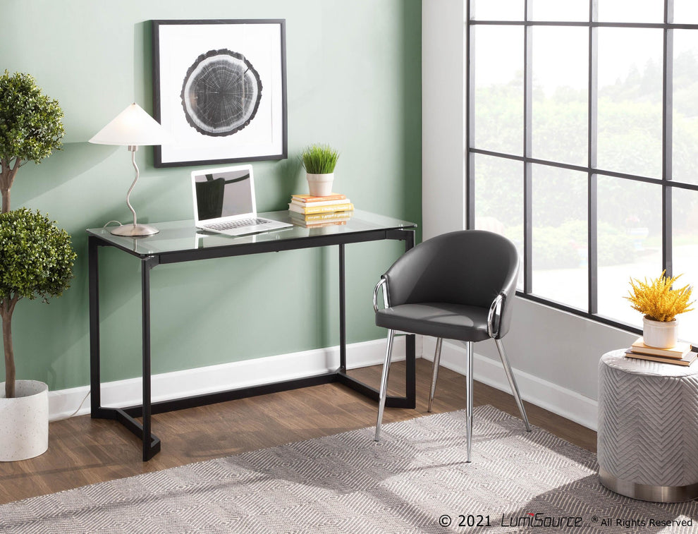 Masters Office Desk By LumiSource - OFD-MSTR BKCL | Desks | Modishstore - 3