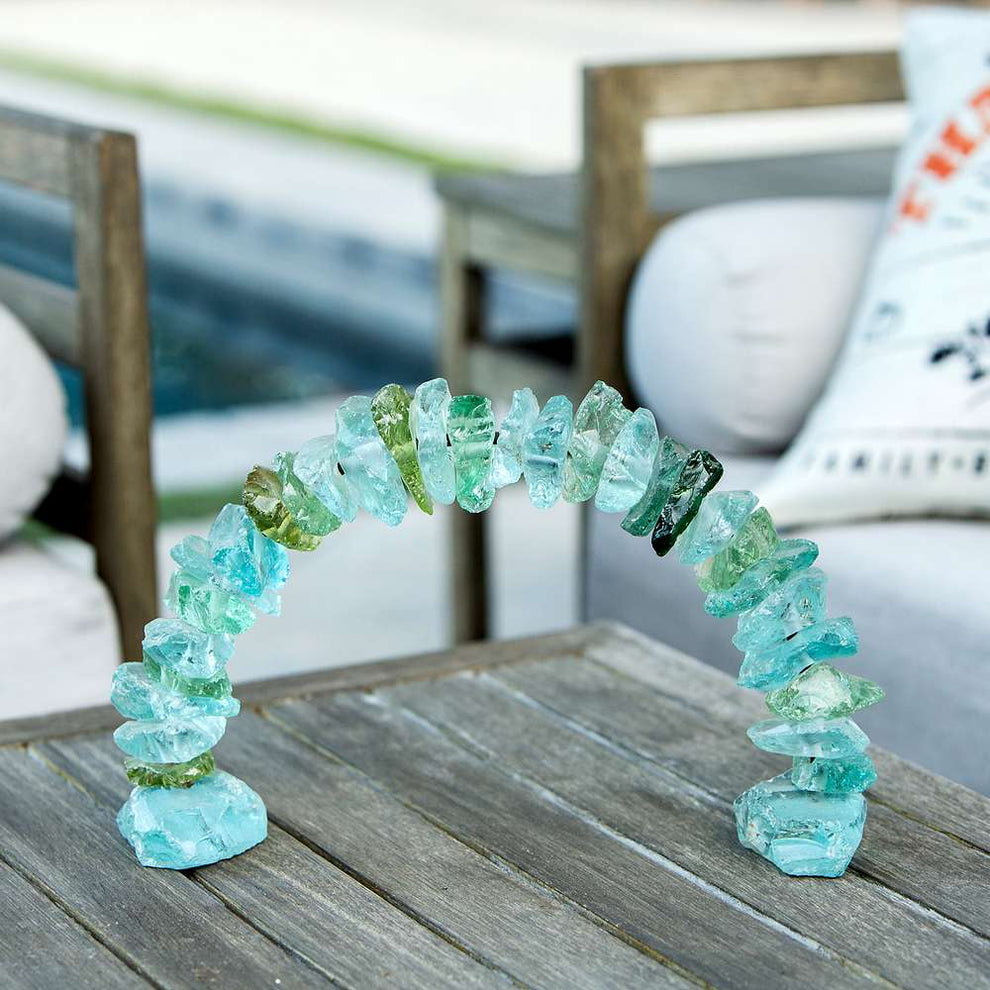 Glass Arch Set of 4 By Garden Age Supply | Sculptures | Modishstore - 3