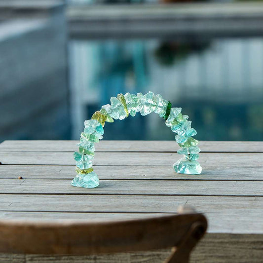Glass Arch Set of 4 By Garden Age Supply | Sculptures | Modishstore - 1