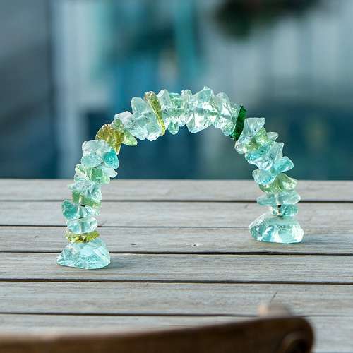 Glass Arch Set of 4 By Garden Age Supply | Sculptures | Modishstore - 4
