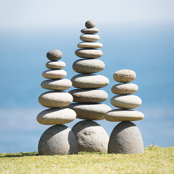 Small Giant Rock Cairn By Garden Age Supply | Sculptures | Modishstore - 2