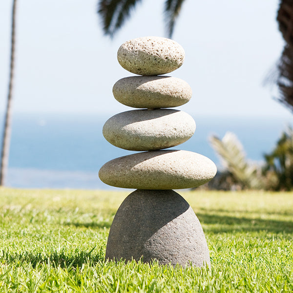 Small Giant Rock Cairn By Garden Age Supply | Sculptures | Modishstore - 1