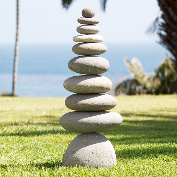 Small Giant Rock Cairn By Garden Age Supply | Sculptures | Modishstore - 4
