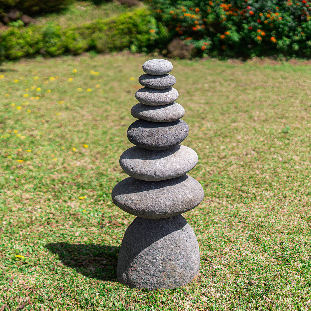 Giant Cairn 40"H By Garden Age Supply | Sculptures | Modishstore - 2