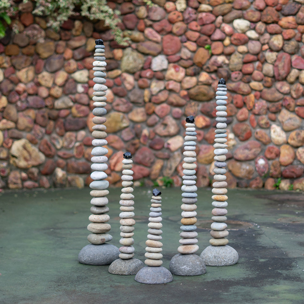 Zen Pebble Spires By Garden Age Supply | Sculptures | Modishstore - 2